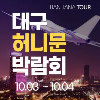 대구 반하나 허니문 박람회 포스터